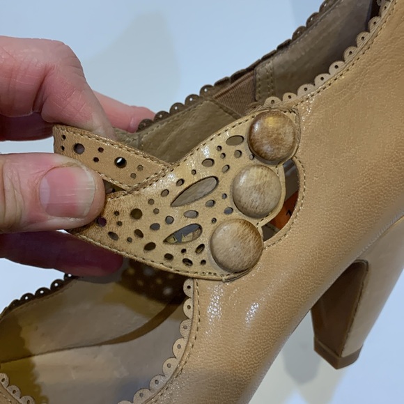 Miz mooz tan Laser cut dress pump Starla - Picture 15 of 16